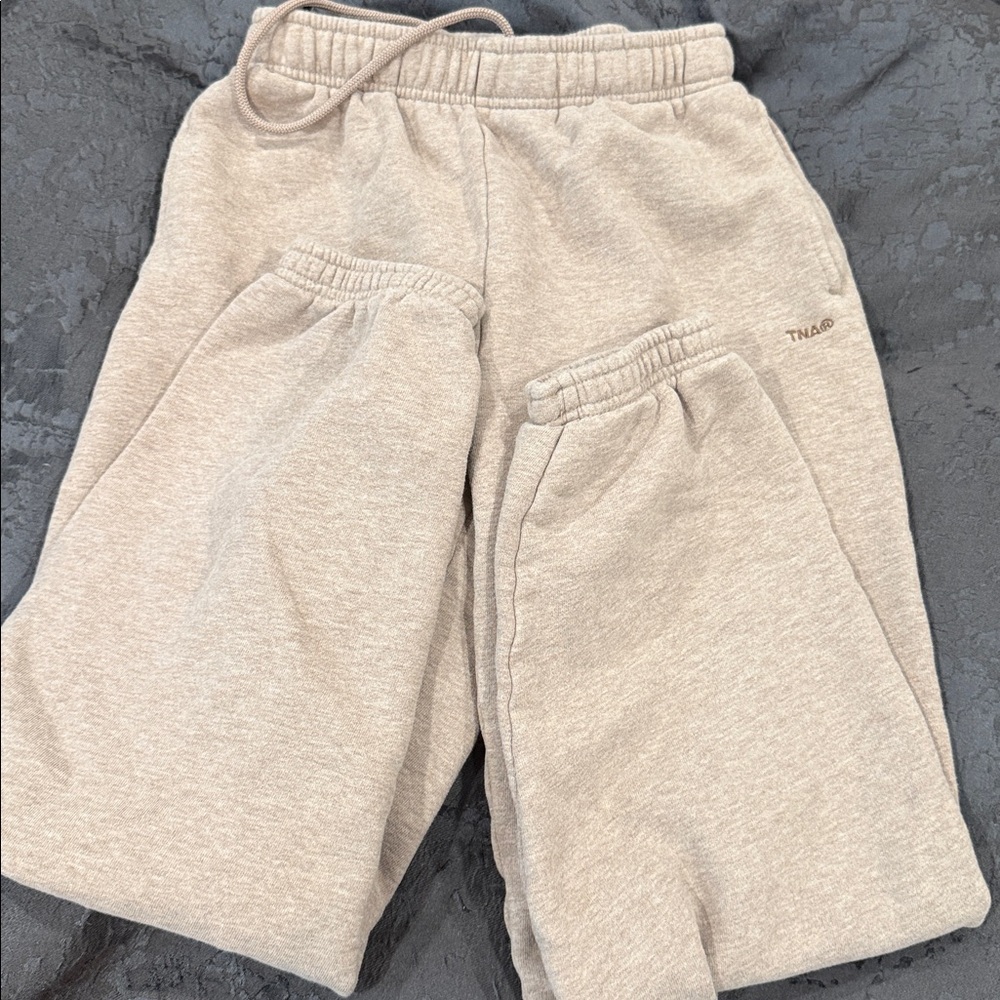 TNA Light Tan Joggers